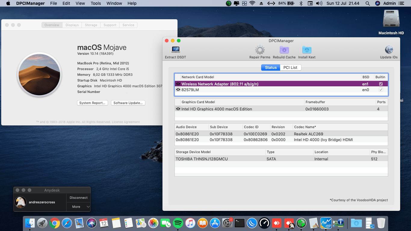Panasonic Toughbook CF AX2 [IvyBridge   Intel HD 4000] 1